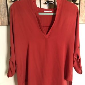 Longsleeve Burnt Orange Blouse
